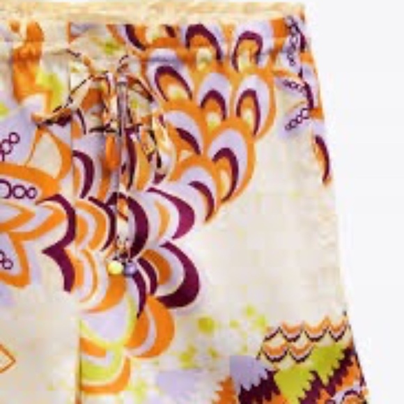 Zara Multicolor High Waist Shorts - Picture 1 of 8